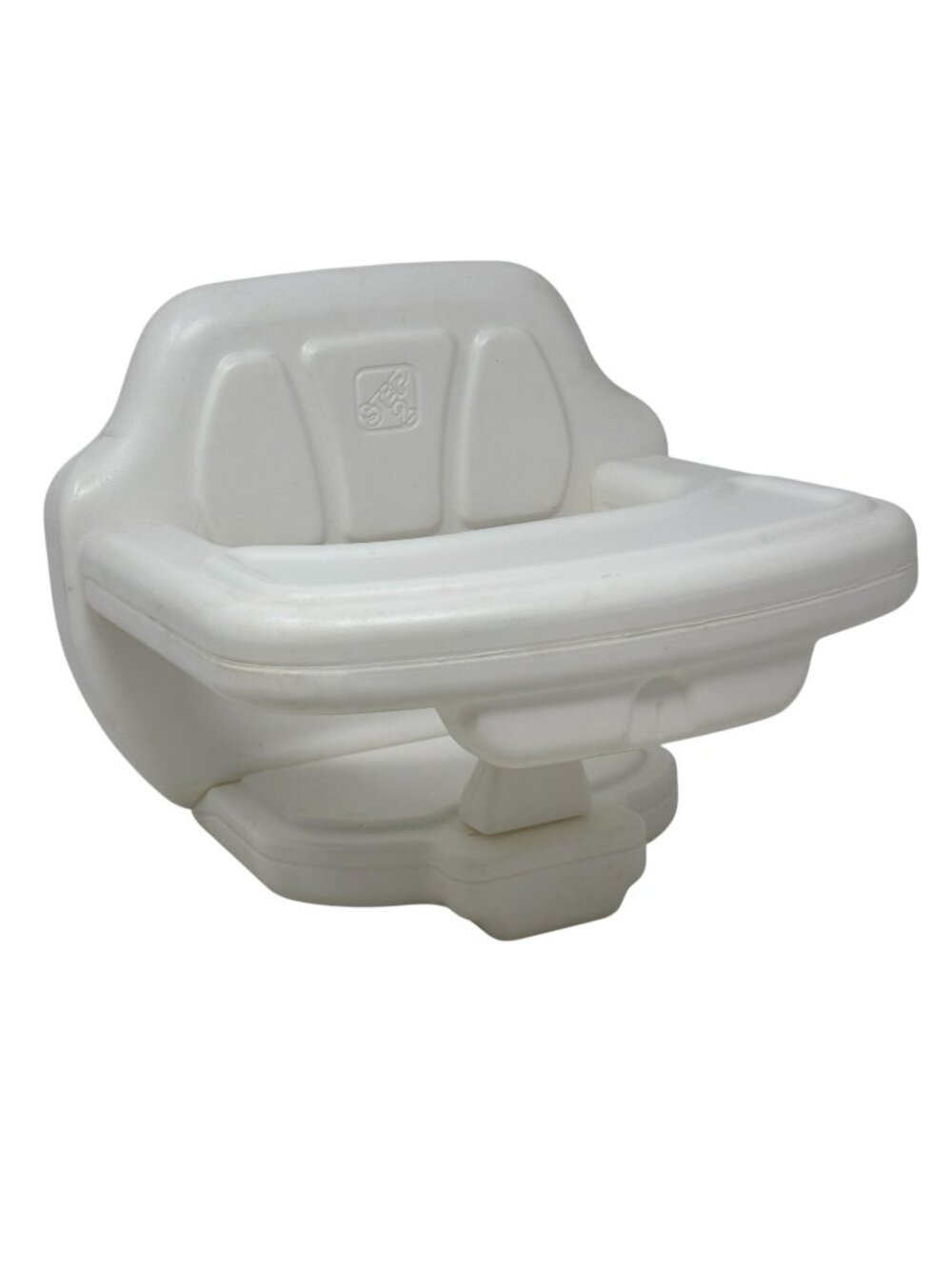 STEP 2 White Booster Seat Child's Baby Doll Playtime Hook On Chair Feeding